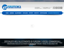 Tablet Screenshot of furgotecnica.com